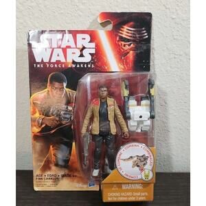 Hasbro Star Wars The Force Awakens FINN JAKKU 3.75" Figure Desert Mission NEW